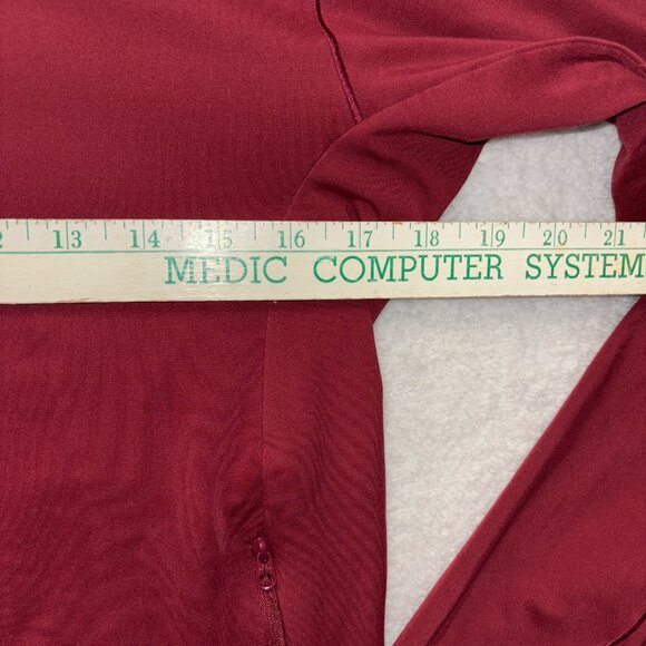 Arcteryx Jacket Mens Medium Dark Red Cherry Zip Up Lightweight Activewear Hoodie - Picture 4 of 7